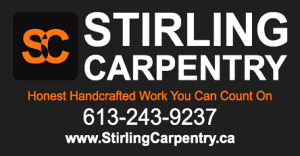 Stirling Carpentry business card